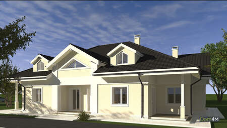 Проект просторного дома для большой и дружной семьи площадью 248 кв. м