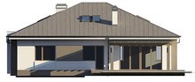 Проект дома с тремя спальнями и фронтальным гаражом