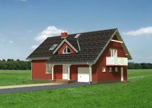 Уютный загородный дом с площадью 180 m²