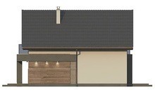 Проект небольшого классического дома для узкого участка