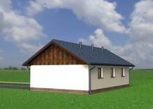 Проект гаража с кладовкой на 50 m²