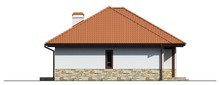 Проект одноэтажного дома с многоскатной крышей