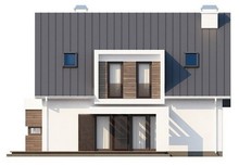 Проект современного дома с гаражом