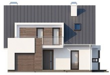 Проект современного дома с гаражом