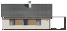 Проект небольшого классического одноэтажного дома