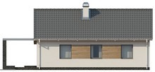 Проект небольшого классического одноэтажного дома