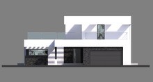 Интересный проект двухэтажного дома в стиле минимализм