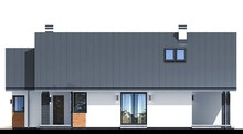 Стильный двухэтажный загородный дом с гаражом