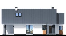 Стильный двухэтажный загородный дом с гаражом