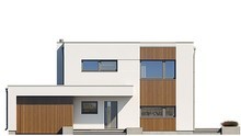Современный стильный двухэтажный дом