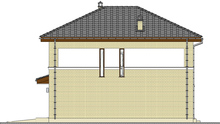 Схема двухэтажного дома с роскошным гаражом