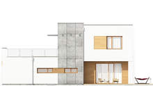 Проект великолепного дома с роскошным гаражом и балконом