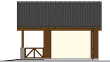 Проект домашней мастерской с подвальным помещением общей площадью 20 кв. м