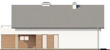 Проект дома с большой террасой над гаражом