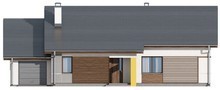 Проект одноэтажного дома с тремя спальнями и гаражом