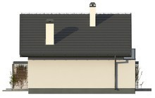 Проект узкого дома с мансардой в традиционном стиле