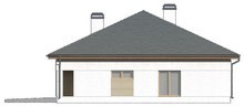 Проект дома с многоскатной крышей и открытой мансардой