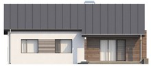 Проект одноэтажного дома с современными элементами фасадов