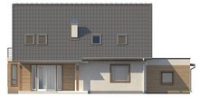 Проект двухэтажного дома с гаражом