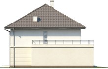 Проект дома с террасой над гаражом