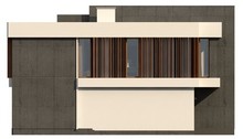 Проект модного двухэтажного дома хай тек