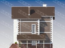 Проект классического трехэтажного дома с цокольным этажом