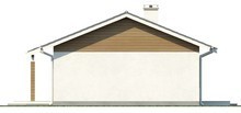 Проект дома с двускатной крышей