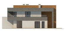 Проект шикарного современного двухэтажного дома со вторым светом