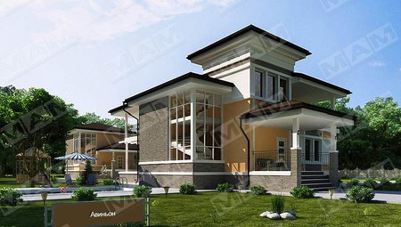 Проект необычного дома 280 m²