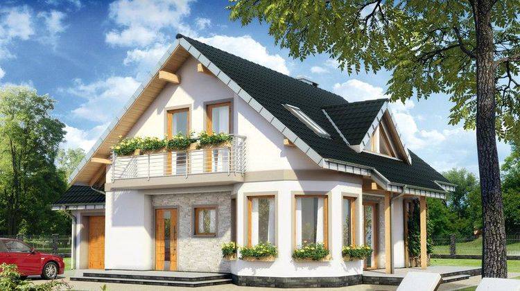 Архитектурный проект небольшого дома с площадью 150 m²