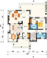 Красивый загородный особняк для большой семьи с гаражом, террасой и шестью спальнями