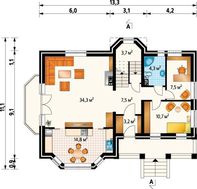 Превосходная небольшая резиденция с арками и эркерами