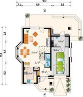 Оригинальный проект загородного коттеджа в современном стиле
