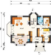 Просторная загородная усадьба с площадью 290 m²