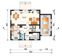 Проект современного дома в деревенском стиле