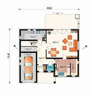 Проект загородного дома с изысканным дизайном