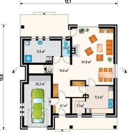 Стильная загородная усадьба со вторым этажом и просторными комнатами