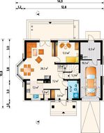 Красивый проект в классическом стиле усадьбы с мансардой