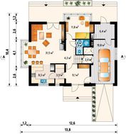 Стильный загородный особняк с эркерами
