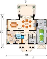 Жилая загородная усадьба на 120 м2 жилой площади
