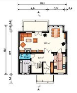 Современный двухэтажный особняк с просторными помещениями
