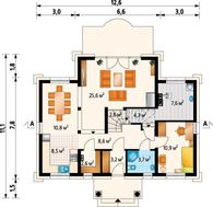 Великолепный светлый дом с мансардой