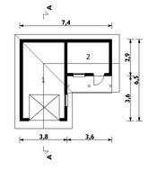 Архитектурный проект гаража с хозяйственным помещением
