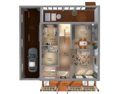 Проект большого и просторного особняка в 256 кв. м.