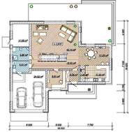 Проект для строительства светлого двухэтажного особняка