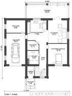 Двухэтажный дом с комфортными жилыми помещениями