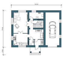Проект дома с рациональным распределением площадей