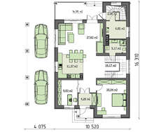 Комфортный дом с мансардой с просторной террасой