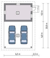 Капитальный гараж с навесом на 3 авто