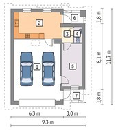 Уютный гараж на 2 авто